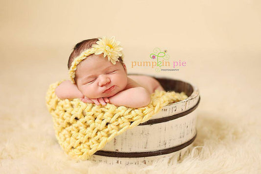Butter Yellow Baby Blanket