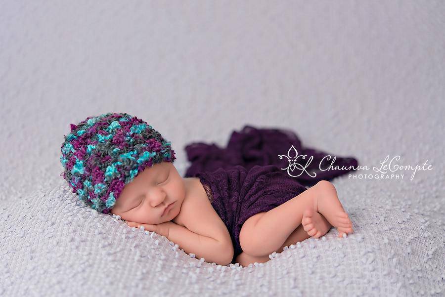 Newborn Confetti Beanie Hats - You Choose Color