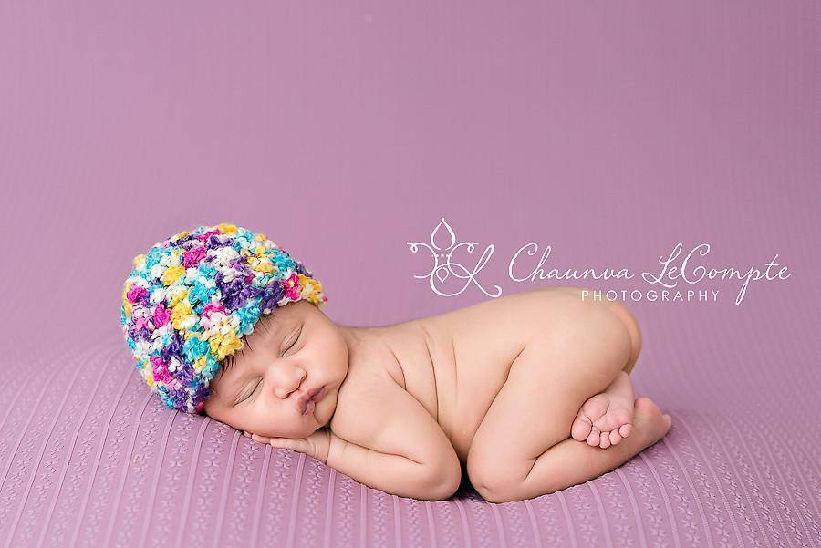 Newborn Confetti Beanie Hats - You Choose Color