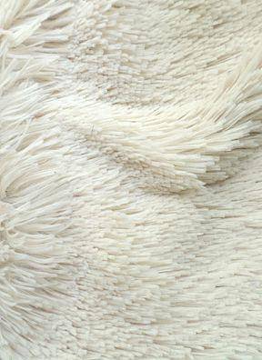 SALE Cream Pelagio Faux Fur Photography Prop Rug 63X14